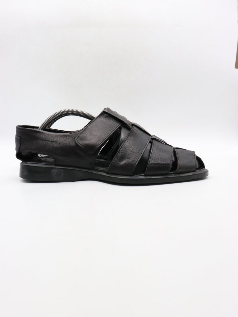 To Boot New York Men's Size 9.5 Adam Derrick Fisherman Black Leather Sandals